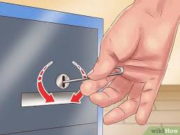 Jiggle the nail file up and down gently to release the locking mechanism. How To Pick A Filing Cabinet Lock 11 Steps With Pictures