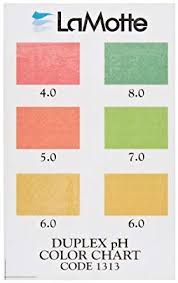 lamotte 1313 soil ph test kit color chart soil duplex