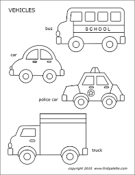 Free printable car coloring page for free. Cars And Vehicles Free Printable Templates Coloring Pages Firstpalette Com