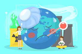 Vector illustration of save the planet concept. Global Warming Concept Idea Of Climate Change Stock Vector Illustration Of Celsius Nature 148814266