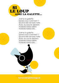 Paroles De La Comptine J Aime La Galette A Imprimer Comptines Comptine J Aime La Galette Comptine Creche