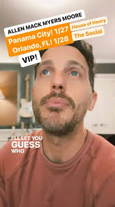 Don’t miss out! Or you’ll miss out! Panama City and Orlando! THIS WEEKEND.  VIP Upgrades available. , 1/27 Panama City @houseofhenrypub , 1/28 Orlando  @liveatthesocial , Tix and VIP at ammm.me/tour