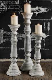 Pillar candle holder tea light holder candlestick for home wedding decor jj. Pillar Candle Holder Set Of 3 Ideas On Foter