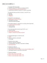 1760 din 21 iunie 2019 pentru aprobarea metodologiei de supervizare a modului de funcţionare a sistemului achiziţiilor publice/sectoriale, concesiunilor de lucrări şi servicii forma. Grile Examen Expert Achizitii Publice