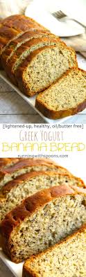 Greek Yogurt Banana Bread Running With Spoons Greek Yogurt Banana Bread Yogurt Banana Bread Healthy Baking