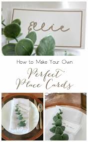 As you've probably noticed at weddings and on pinterest, you don't have to use actual cards for what are referred to as place and escort cards. How To Make The Perfect Place Cards In Less Than 5 Minutes Love Create Celebrate