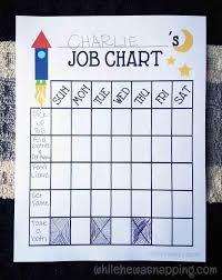 Free Printable Chore Charts For Kids Ask Anna