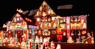 Bright christmas lights on the house and landscape. The Suburban Maximalists Making Viral Christmas Displays Wired