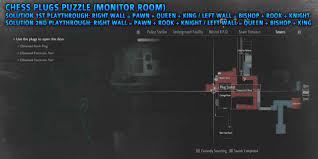Both leon and claire have identical puzzles, but the solution to the main door puzzle changes in b. Resident Evil 2 Chess Plugs Sockets Puzzle Naguide