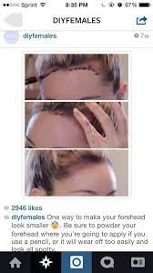 Pin By Zinebzineb On Beauty Small Forehead Forehead Reduction Surgery Makeup