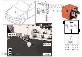 Secondary Air Injection Pump Relay K6304 Bmw 3 E46 M3 S54 Europe