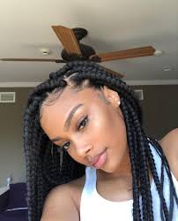 For girls with thick hair, try this style which forms thicker braids quicker and tops the ends off with colorful beads. 55 Quick Braid Styles Ideas Braid Styles Natural Hair Styles Braided Hairstyles