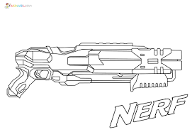 Explore more like nerf sniper gun coloring pages. Nerf Gun Coloring Pages 40 New Images Free Printable