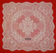 Square Tablecloth Crochet Pattern Vintage Filet Doily Chart Pdf Pattern Crocheted Doily