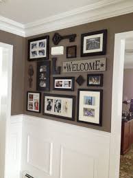 Picture Collage For Front Entry And Impressive Wainscoting Crown Moulding Good Paint Scheme Home Decor Home Decor