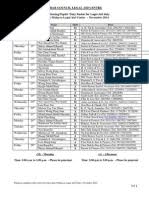 Get the details of the current voyage of. A Roster November 2014 Legal Aid