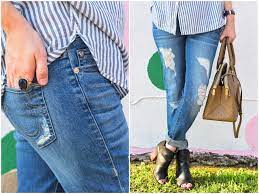 How To Wear Regular Jeans While Pregnant Lone Star Looking Glass