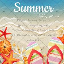 A card or piece of paper that can be exchanged in a store for goods of the value that is printed…. Sea Sight Holiday Gift Certificate Template Gct