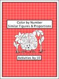 Each pair of figures is similar. Similar Figures Coloring Worksheets Teaching Resources Tpt