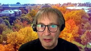 Pat Wade talks with Professors Nigel Goldenfeld & Sergei Maslov from UIUC’s  Grainger College of Engineering. Both Nigel & Serge are members of Governor  Priztker’s modelling team.