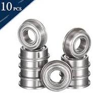 Swimming Headphones FR6ZZ Flanged Ball Bearings – 3/8" ID X 7/8" OD, Chrome Steel, Double Shielded, 10-Pack Prime Hydration