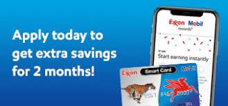 Large consumer credit card banner with 20¢ off and 6¢ off. Gas Credit Cards Smart Cards For Gas Exxon And Mobil