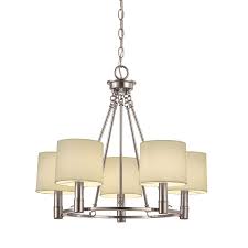 Portfolio 5 Light Aztec Brushed Nickel Chandelier Lowe S Canada 159 Dining Light Fixtures Dining Room Light Fixtures Kitchen Lighting Over Table