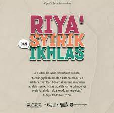 Al Fudhoil Bin Iyadh Rohimahulloh Berkata Meninggalkan Amalan Karena Manusia Adalah Riya Dan Beramal Kar Islamic Quotes Islamic Quotes Quran Quotes