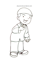 Gambar kartun anak muslim png top gambar. Contoh Gambar Mewarnai Gambar Ayah Ibu Anak Kataucap