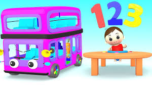 The Wheels On The Bus Little Baby Funny Game Play To Learn Numbers For Kindergarten Kids Preschool Games Toddler Play
