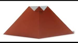How To Make Origami Fuji Mountain 1 Youtube
