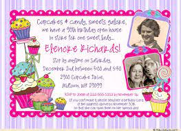 Guidelines on invitation wording for parties. Sweet Treats Twice The Fun Invitation Photo Sibling Cupcakes Open House Party Invitations Open House Invitation 90th Birthday Invitations