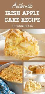 Irish Apple Cake With Custard Sauce This Authentic Irish Apple Cake With Custard Sauce Is Authent Irish Dessert Recipes Irish Recipes Irish Recipes Authentic