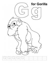 Animal alphabet letter m for monkey here s a simple animal. Free Zoo Phonics Coloring Pages