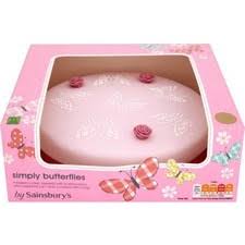 For special occasion cakes, choose royal icing for piped and firmer results. Sainsburys Simply Butterflies Cake 957g Cakes And Tarts Novelty Cakes