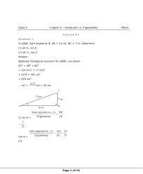 Both pairs of opposite sides are parallel (definition of x y 1 1 6.3 practice and applications (pp. Ncert Books Free Download For Class 10 Maths Chapter 8 Introduction To Trigonometry