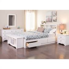 Very solid bed with 6 drawers. Prepac Monterey Queen 5 Piece Bedroom Set In White Wdc 5pc Pkg