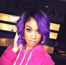African American Purple Hair Google Search Hair Styles Hair Purple Hair