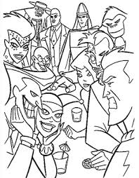 This game includes cartoon violence answer: Dc Villain Coloring Pages