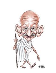 Gandhi Cartoonistsatish Com Gandhi jayanti and transparent png images free download.