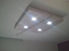 Risultati Immagini Per Controsoffitto In Cartongesso Con Faretti Led Illuminazione Soffitto Illuminazione Sala Illuminazione Casa