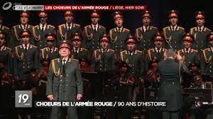 Sur un thème plus léger, les choeurs de l'armée rouge, qui sera donc mis en vedette à moscou, auront 80 ans cette année. Les Choeurs De L Armee Rouge Celebrent La Russie Eternelle A Liege