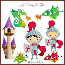 A Dragon S Tale Clip Art Set In Premium Quality 300 Dpi Etsy Clip Art Dragon Tales Art Set