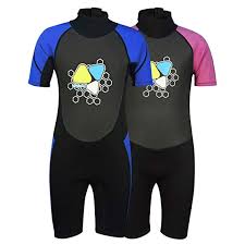 Layatone Neoprene Kids Shorty Wetsuit 3mm Boys Girls Shortie