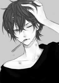 Aesthetic Anime Boy Pfp Black And White 