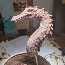Everything Is Better With Teeth And Spikes Dragon Monsterclay Drake Crocodile Sculpt Sculpture Nom Wip Process Sculpting Clay Sculpting Clay Monsters