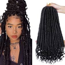 Soft dreads are delicate, feminine, and. 7 Pack Faux Locs Crochet Braiding Hair Extensions Synthetic Natural Soft Dread Locs With Curly Ends Braiding Hair Extension For Women Girls 1b 20inch Amazon Co Uk Beauty