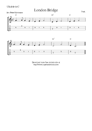 London Bridge Ukulele Tabs Ukulele Ukulele Tabs Songs