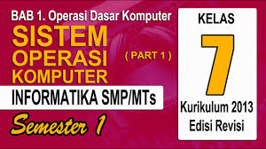 Download rpp sistem komputer smk kelas x kurikulum 2013 revisi 2017 2018 semester 1 dan 2 bidang teknik. Pengertian Dan Fungsi Sistem Operasi Komputer Part 1 Pelajaran Informatika Smp Kelas 7 Semester 1 Youtube