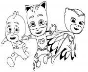 The series is based on the les pyjamasques book series by romuald racioppo. Coloriage Pyjamasques Dessin Pyjamasques Sur Coloriage Info